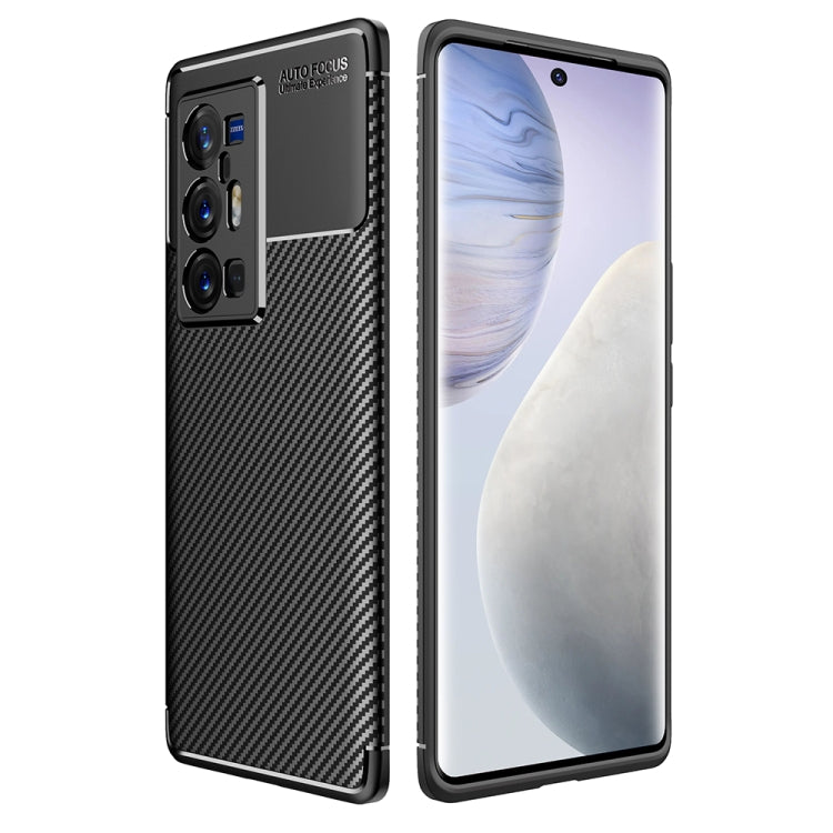 For vivo X70 Pro+ Carbon Fiber Texture Shockproof TPU Case