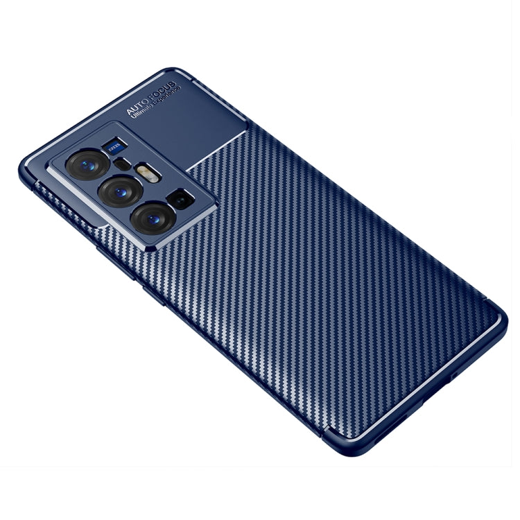 For vivo X70 Pro+ Carbon Fiber Texture Shockproof TPU Case