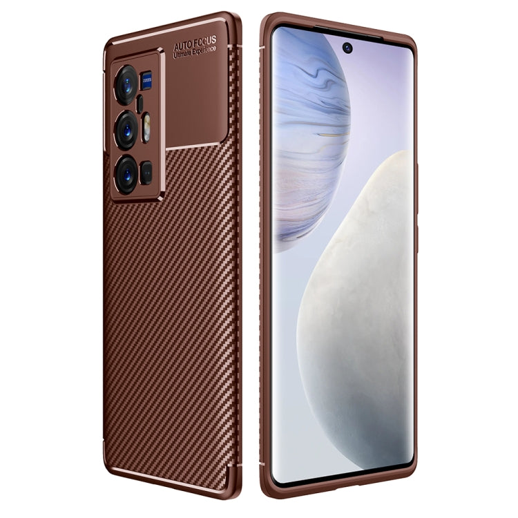 For vivo X70 Pro+ Carbon Fiber Texture Shockproof TPU Case