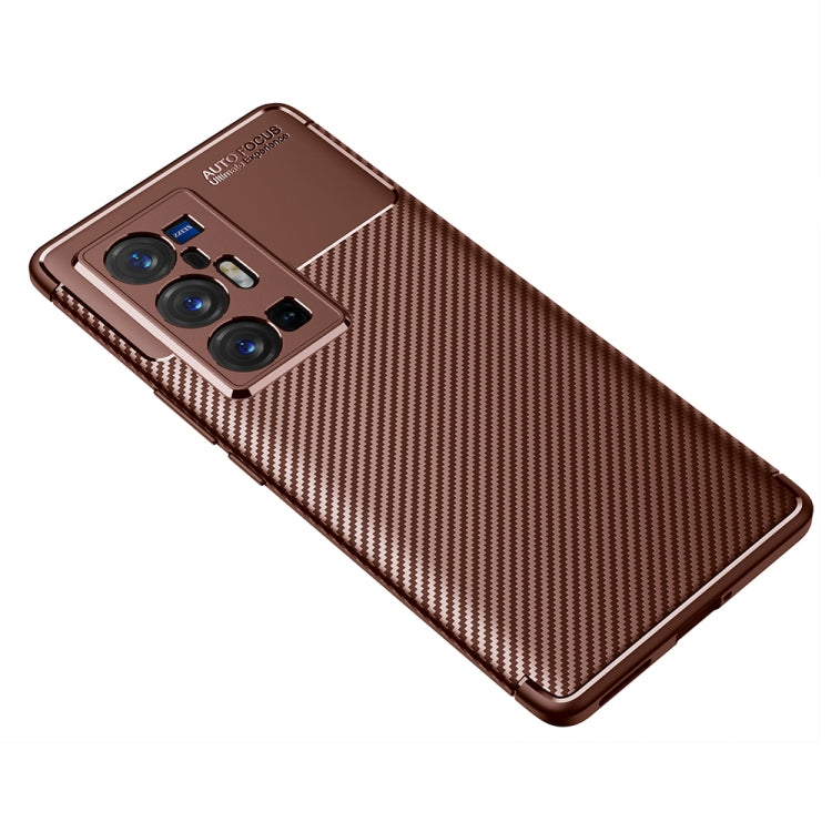 For vivo X70 Pro+ Carbon Fiber Texture Shockproof TPU Case