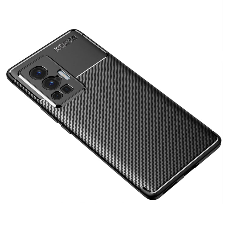 For vivo X70 Pro Carbon Fiber Texture Shockproof TPU Case