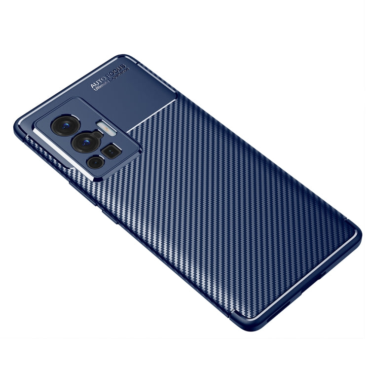 For vivo X70 Pro Carbon Fiber Texture Shockproof TPU Case