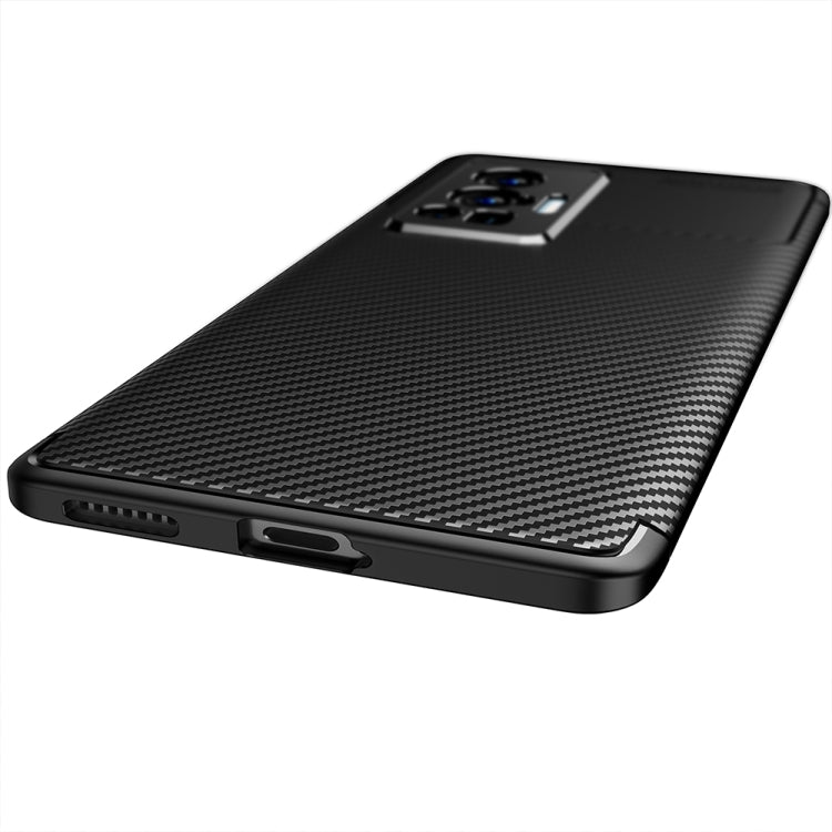 For vivo X70 Pro Carbon Fiber Texture Shockproof TPU Case