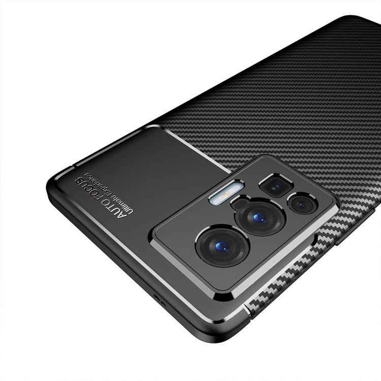 For vivo X70 Pro Carbon Fiber Texture Shockproof TPU Case