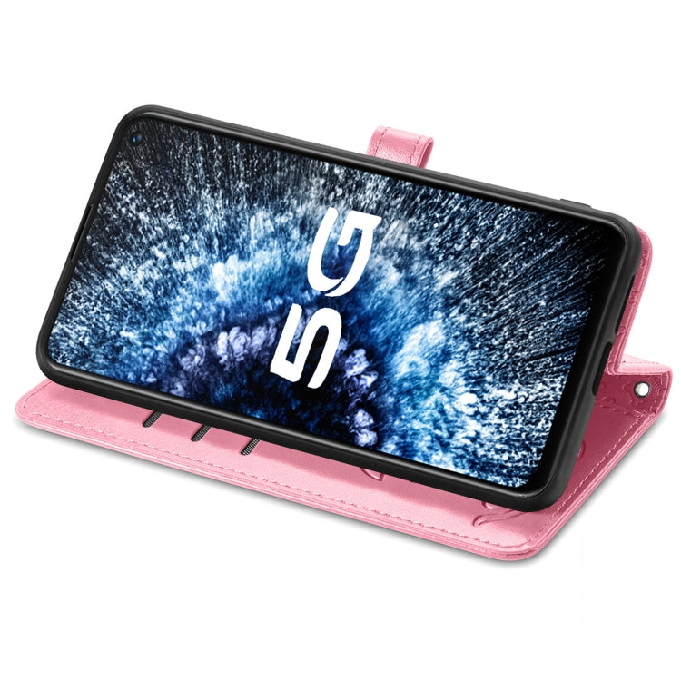 For Vivo iQOO Neo3 Lovely Cat and Dog Embossing Pattern Horizontal Flip Leather Case , with Holder & Card Slots & Wallet & Cartoon Clasp & Lanyard