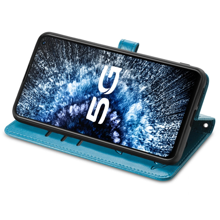 For Vivo iQOO Neo3 Lovely Cat and Dog Embossing Pattern Horizontal Flip Leather Case , with Holder & Card Slots & Wallet & Cartoon Clasp & Lanyard