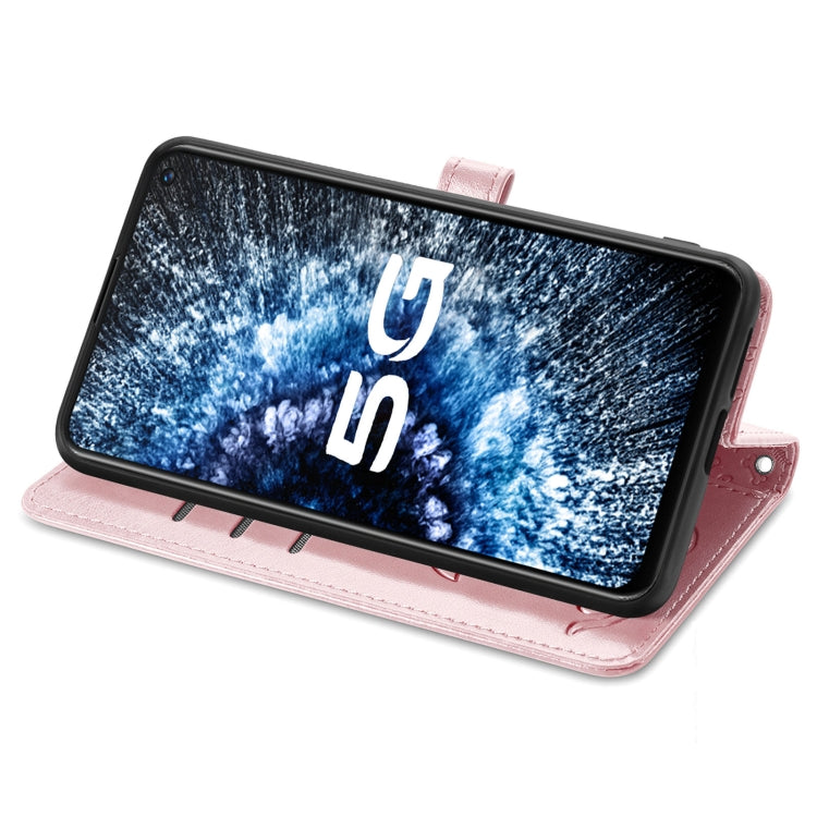 For Vivo iQOO Neo3 Lovely Cat and Dog Embossing Pattern Horizontal Flip Leather Case , with Holder & Card Slots & Wallet & Cartoon Clasp & Lanyard