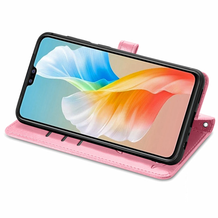 For Vivo S10 Pro Lovely Cat and Dog Embossing Pattern Horizontal Flip Leather Case , with Holder & Card Slots & Wallet & Cartoon Clasp & Lanyard