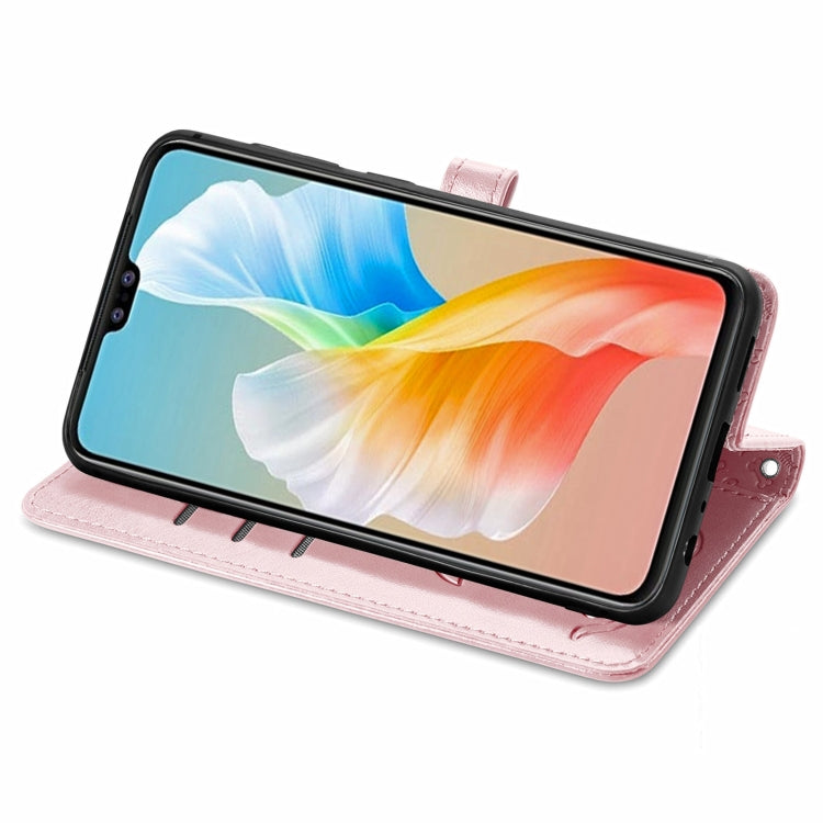 For Vivo S10 Lovely Cat and Dog Embossing Pattern Horizontal Flip Leather Case , with Holder & Card Slots & Wallet & Cartoon Clasp & Lanyard