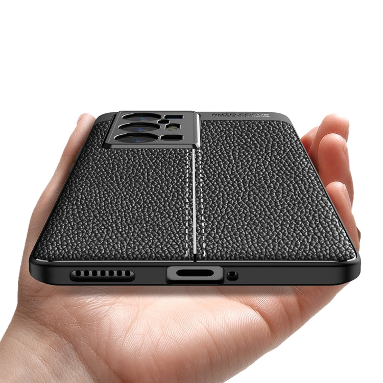 For vivo X70 Pro+ Litchi Texture TPU Shockproof Case