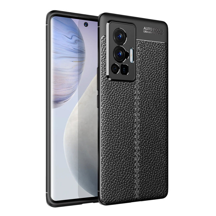 For vivo X70 Pro Litchi Texture TPU Shockproof Case