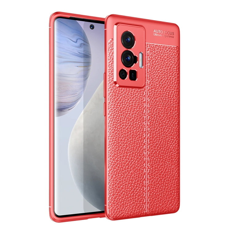 For vivo X70 Pro Litchi Texture TPU Shockproof Case