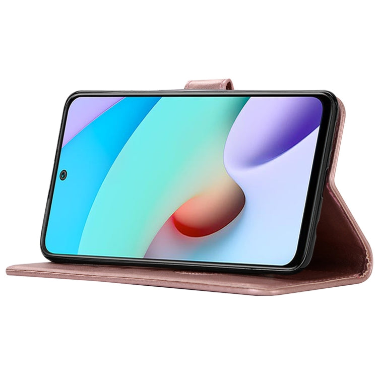 For Xiaomi Redmi 10 Wind Chime Owl Embossing Pattern Horizontal Flip Leather Case with Holder & Card Slots & Wallet