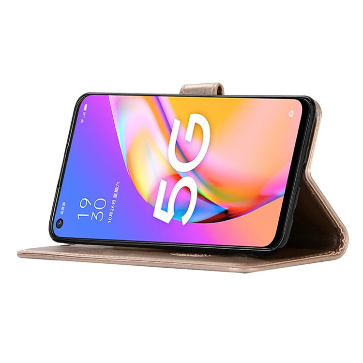 For OPPO A93 5G Wind Chime Owl Embossing Pattern Horizontal Flip Leather Case with Holder & Card Slots & Wallet