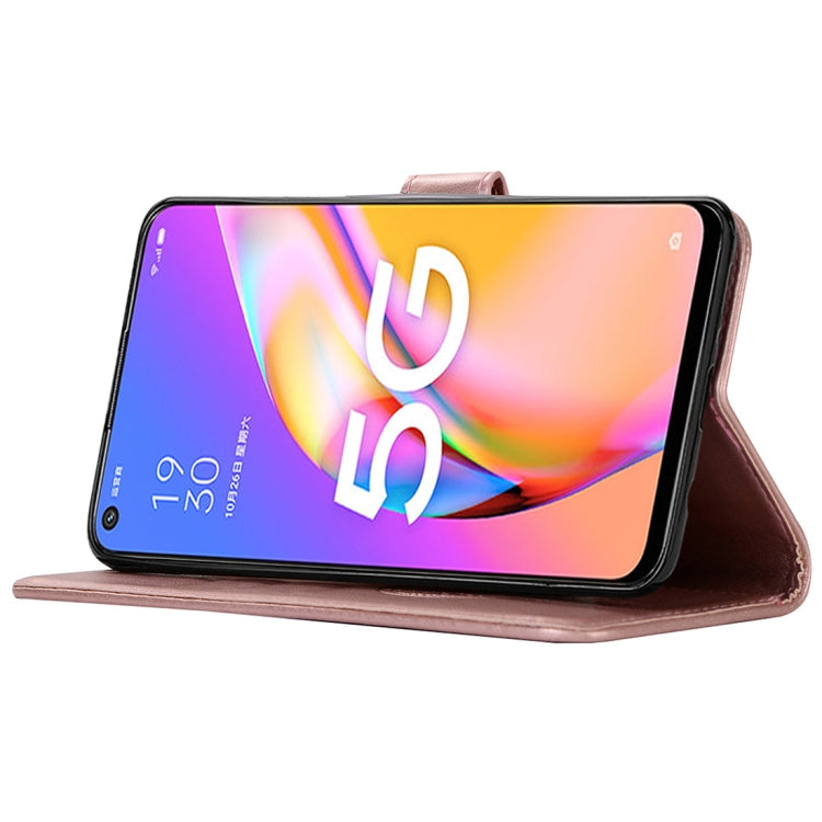 For OPPO A93 5G Wind Chime Owl Embossing Pattern Horizontal Flip Leather Case with Holder & Card Slots & Wallet