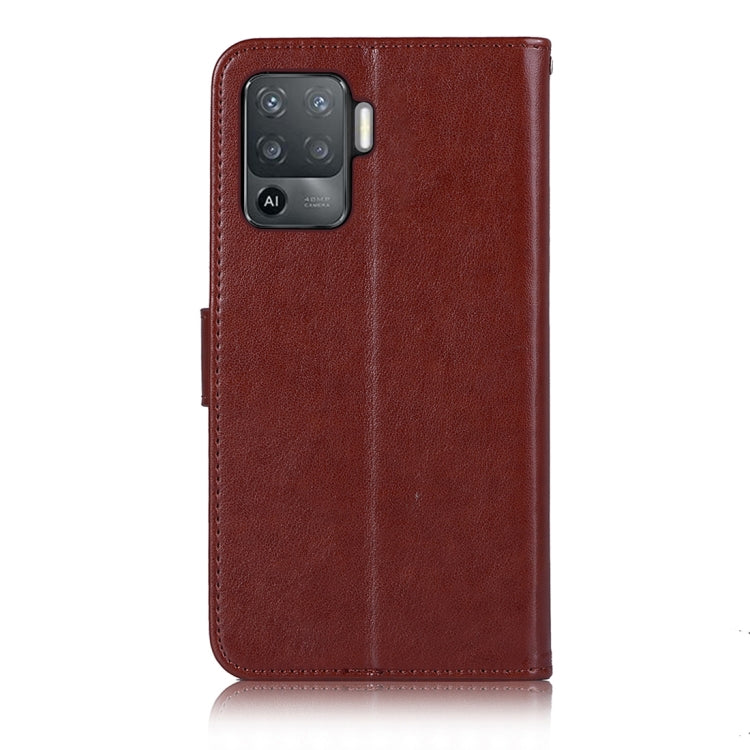 For OPPO A94 / A95 5G Wind Chime Owl Embossing Pattern Horizontal Flip Leather Case with Holder & Card Slots & Wallet