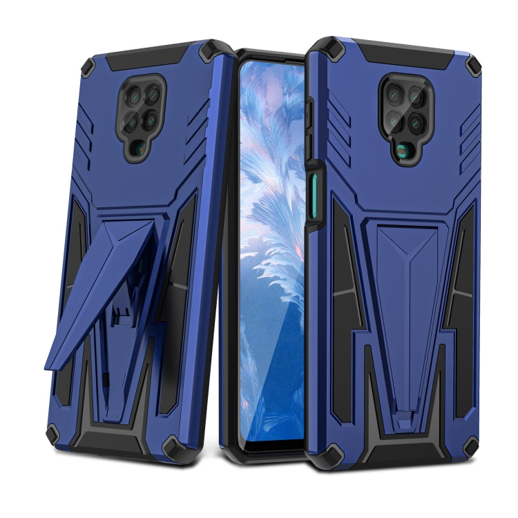 For Xiaomi Redmi Note 9 Pro Super V Armor PC + TPU Shockproof Case with Invisible Holder