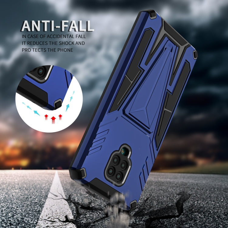 For Xiaomi Redmi Note 9 Pro Super V Armor PC + TPU Shockproof Case with Invisible Holder