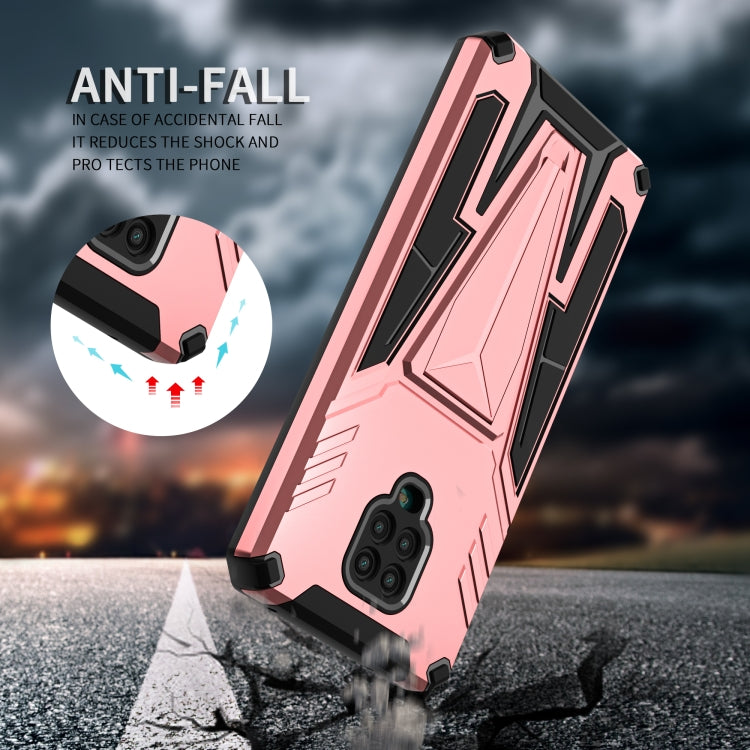 For Xiaomi Redmi Note 9 Pro Super V Armor PC + TPU Shockproof Case with Invisible Holder