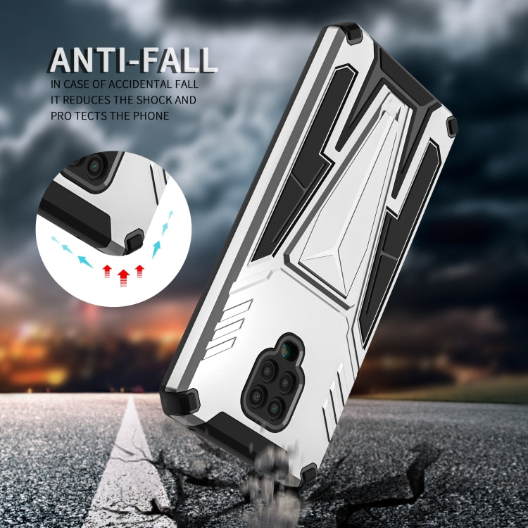 For Xiaomi Redmi Note 9 Pro Super V Armor PC + TPU Shockproof Case with Invisible Holder