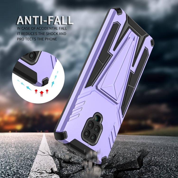 For Xiaomi Redmi Note 9 Pro Super V Armor PC + TPU Shockproof Case with Invisible Holder