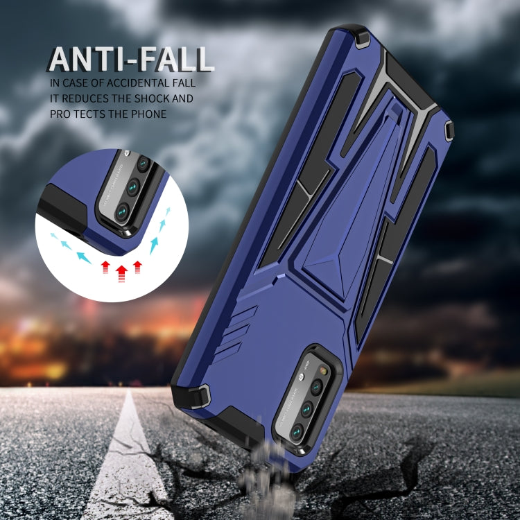 For Xiaomi Redmi Note 9 4G Super V Armor PC + TPU Shockproof Case with Invisible Holder