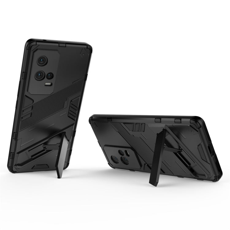 For vivo iQOO 8 Pro Punk Armor 2 in 1 PC + TPU Shockproof Case with Invisible Holder