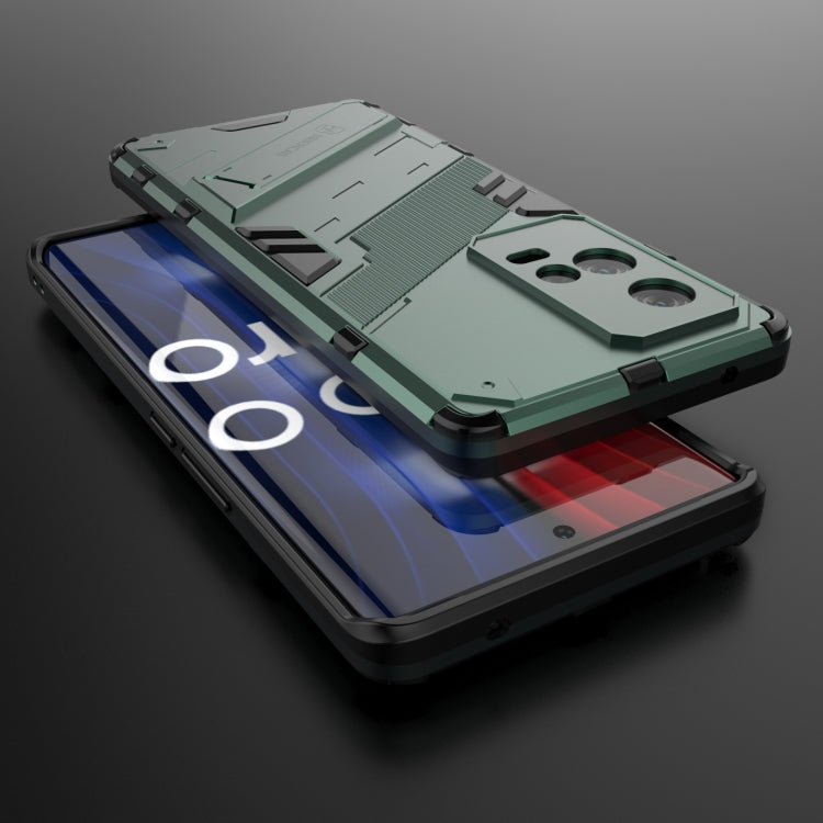 For vivo iQOO 8 Pro Punk Armor 2 in 1 PC + TPU Shockproof Case with Invisible Holder