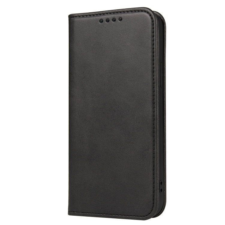 For iPhone 13 mini Calf Texture Magnetic Horizontal Flip Leather Case with Holder & Card Slots & Wallet