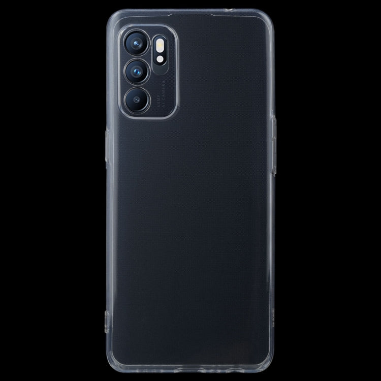 For OPPO Reno6 4G 0.75mm Ultra-thin Transparent TPU Soft Protective Case