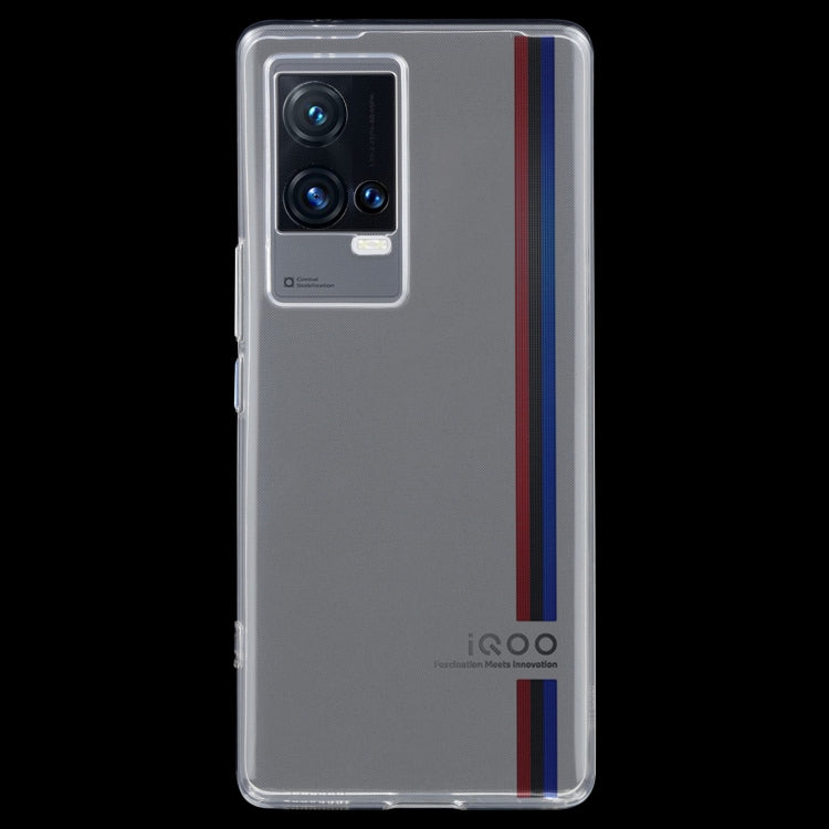 For vivo iQOO 8 Pro 0.75mm Ultra-thin Transparent TPU Soft Protective Case