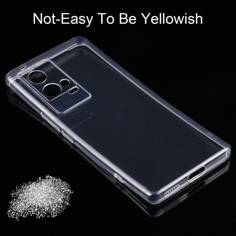 For vivo iQOO 8 Pro 0.75mm Ultra-thin Transparent TPU Soft Protective Case