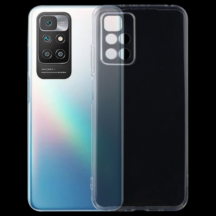 For Xiaomi Redmi 10 0.75mm Ultra-thin Transparent TPU Soft Protective Case