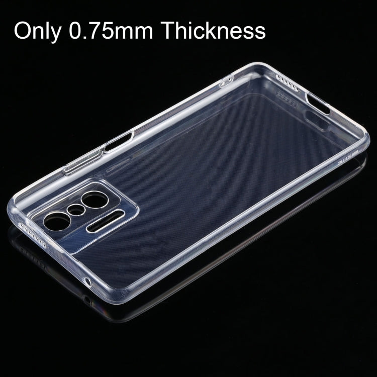 For Xiaomi Mi 11T 0.75mm Ultra-thin Transparent TPU Soft Protective Case