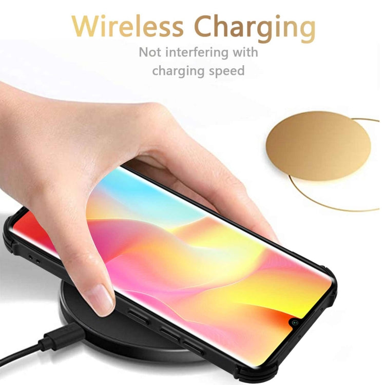 For Xiaomi Mi Note 10 Lite Dream PU + TPU Four-corner Shockproof Back Cover Case with Card Slots & Holder