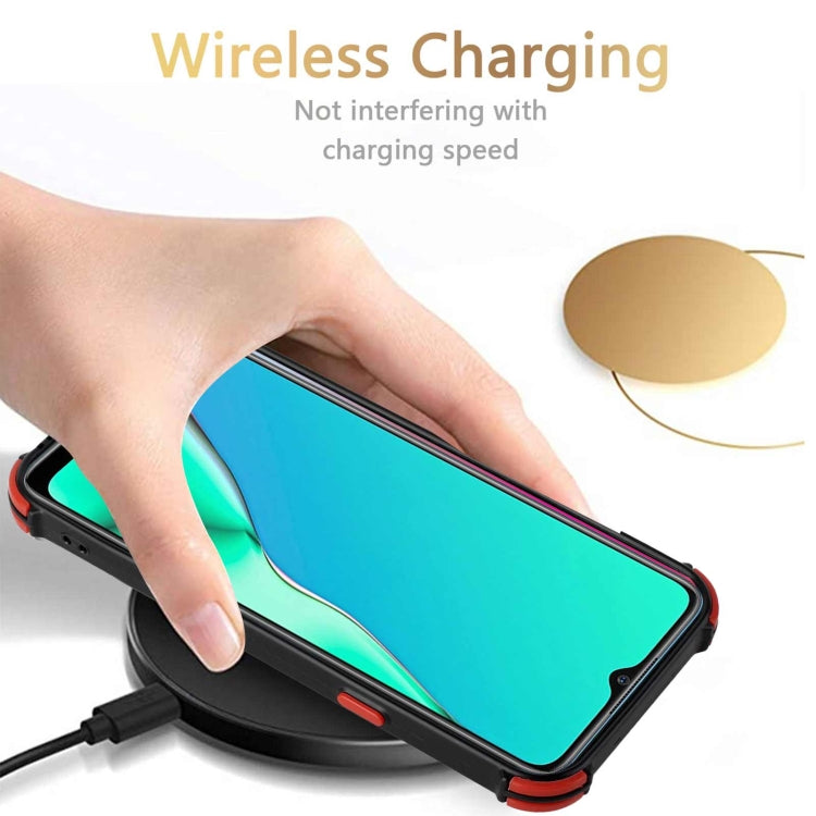 For OPPO A9 2020 / A5 2020 Dream PU + TPU Four-corner Shockproof Back Cover Case with Card Slots & Holder