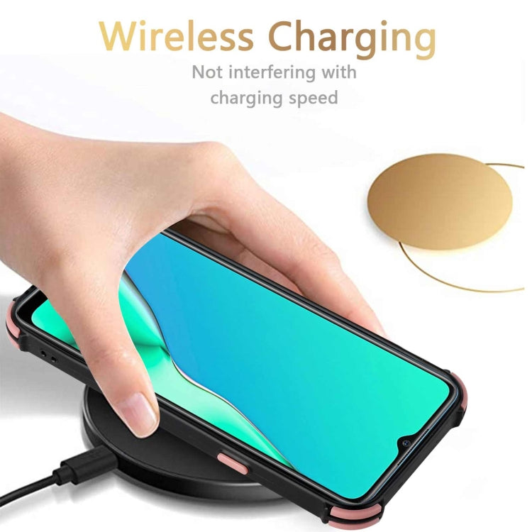 For OPPO A9 2020 / A5 2020 Dream PU + TPU Four-corner Shockproof Back Cover Case with Card Slots & Holder