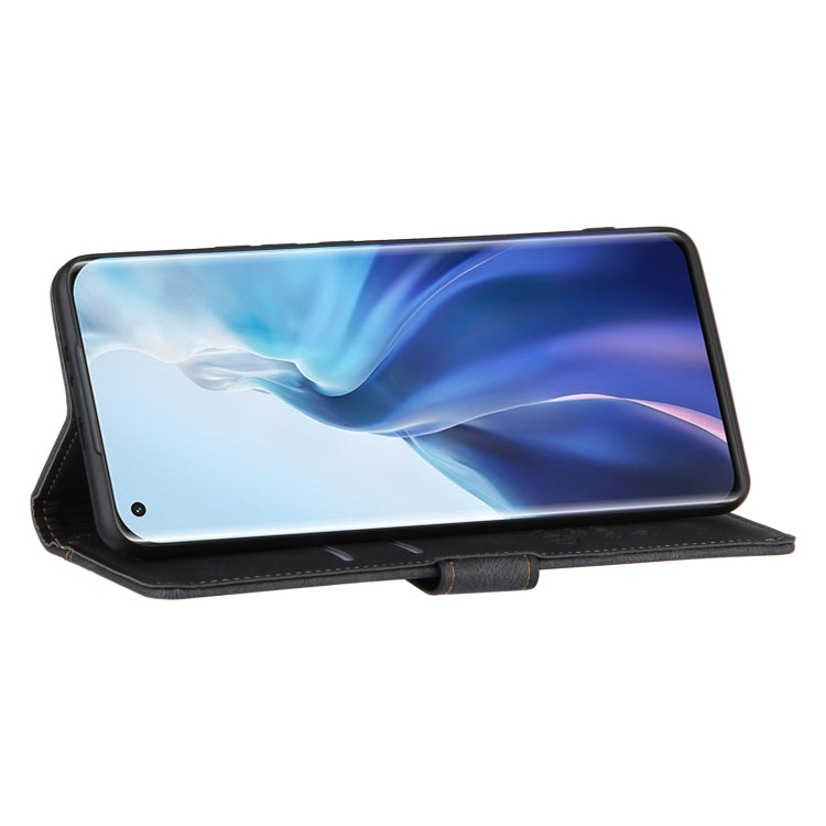 For Xiaomi Mi 11 Lite Reverse Buckle Horizontal Flip PU Leather Case with Holder & Card Slot & Wallet