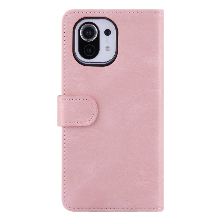 For Xiaomi Mi 11 Reverse Buckle Horizontal Flip PU Leather Case with Holder & Card Slot & Wallet