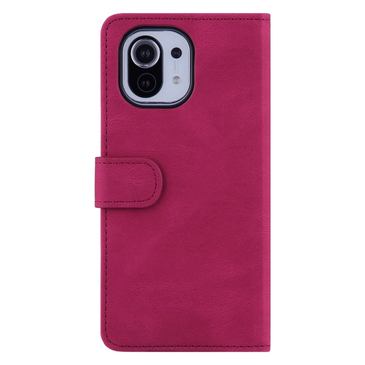 For Xiaomi Mi 11 Reverse Buckle Horizontal Flip PU Leather Case with Holder & Card Slot & Wallet