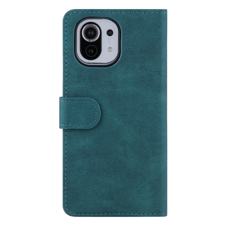 For Xiaomi Mi 11 Reverse Buckle Horizontal Flip PU Leather Case with Holder & Card Slot & Wallet