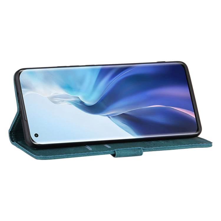 For Xiaomi Mi 11 Reverse Buckle Horizontal Flip PU Leather Case with Holder & Card Slot & Wallet