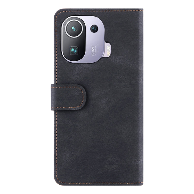For Xiaomi Mi 11 Pro Reverse Buckle Horizontal Flip PU Leather Case with Holder & Card Slot & Wallet