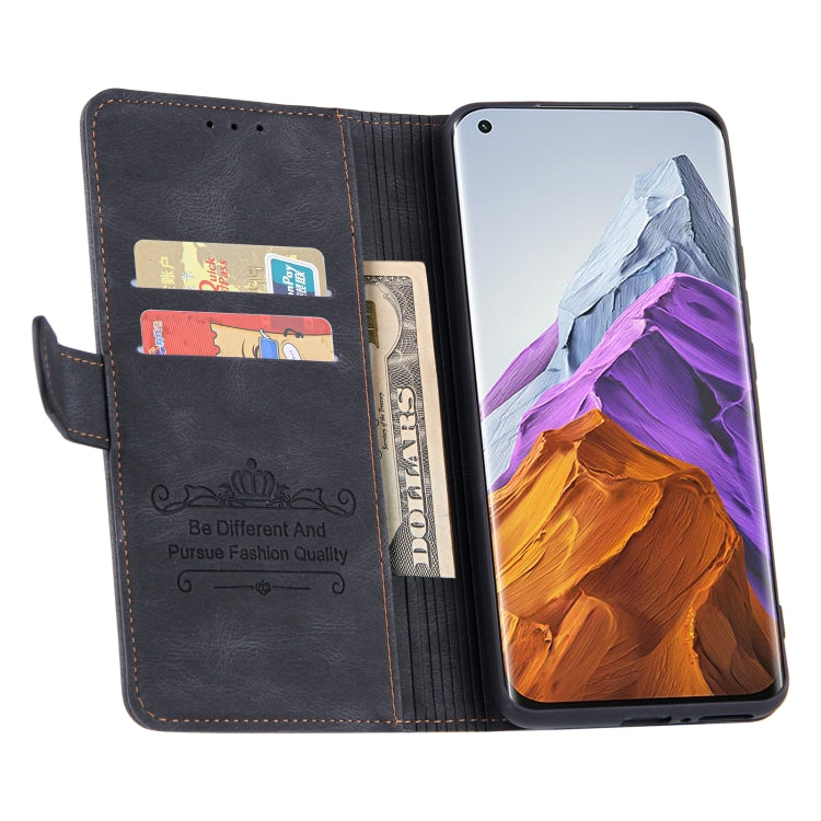 For Xiaomi Mi 11 Pro Reverse Buckle Horizontal Flip PU Leather Case with Holder & Card Slot & Wallet