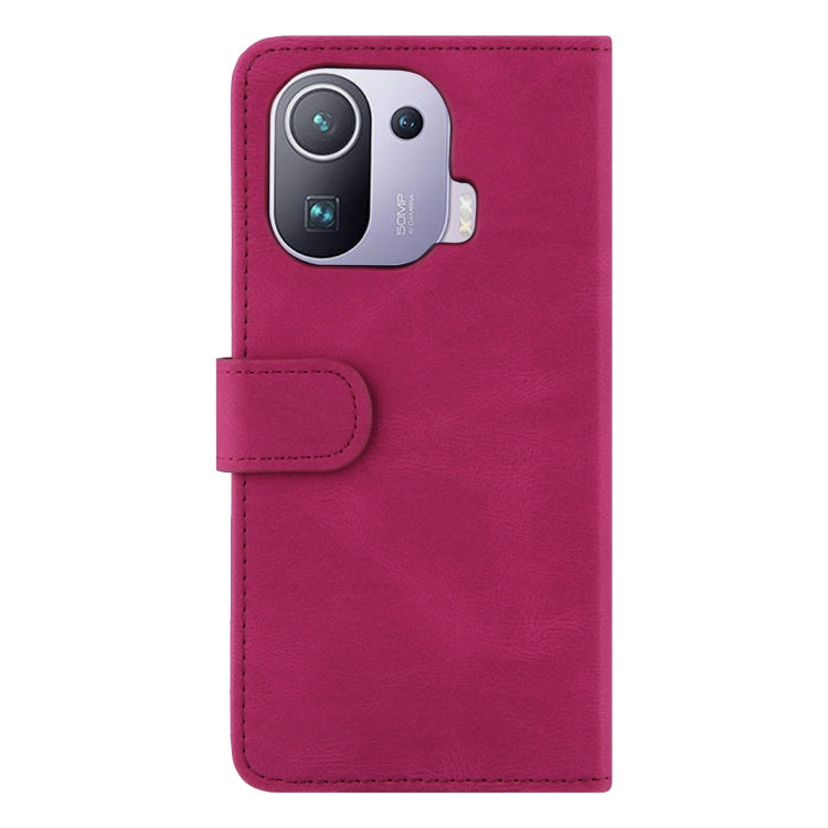 For Xiaomi Mi 11 Pro Reverse Buckle Horizontal Flip PU Leather Case with Holder & Card Slot & Wallet