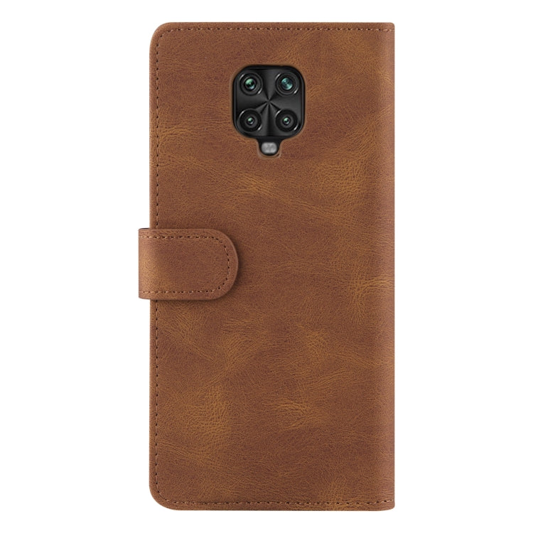 For Xiaomi Redmi Note 9 Pro Reverse Buckle Horizontal Flip PU Leather Case with Holder & Card Slot & Wallet