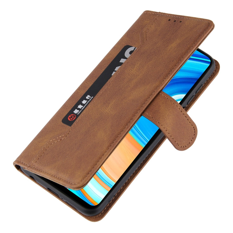 For Xiaomi Redmi Note 9 Pro Reverse Buckle Horizontal Flip PU Leather Case with Holder & Card Slot & Wallet