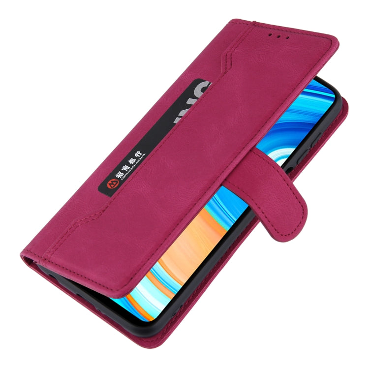 For Xiaomi Redmi Note 9 Pro Reverse Buckle Horizontal Flip PU Leather Case with Holder & Card Slot & Wallet