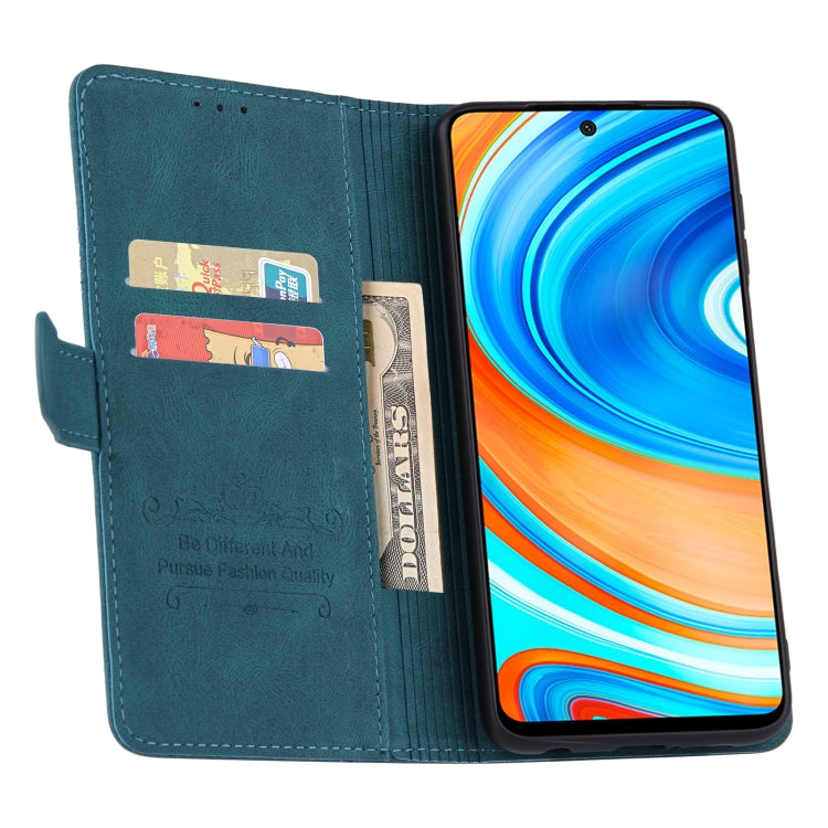For Xiaomi Redmi Note 9 Pro Reverse Buckle Horizontal Flip PU Leather Case with Holder & Card Slot & Wallet