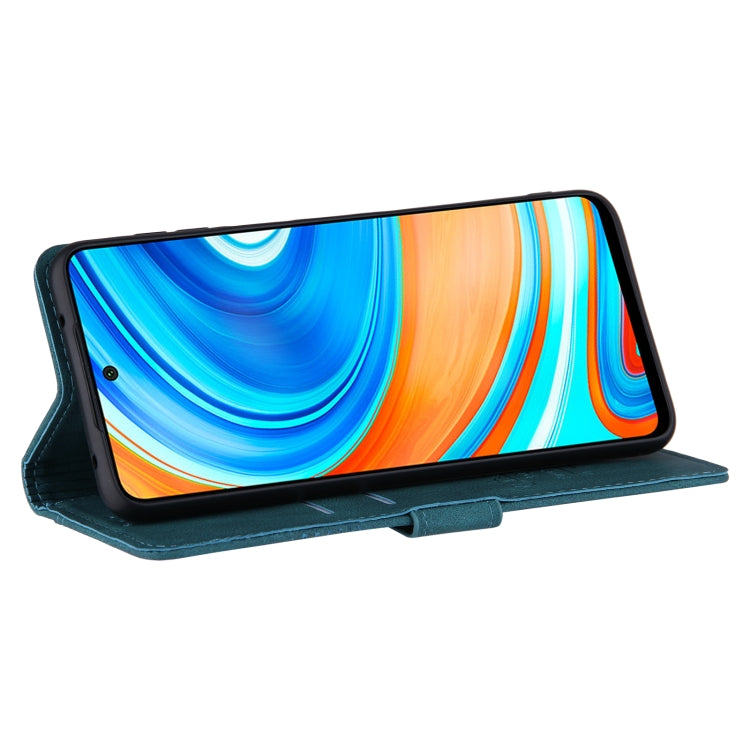 For Xiaomi Redmi Note 9 Pro Reverse Buckle Horizontal Flip PU Leather Case with Holder & Card Slot & Wallet